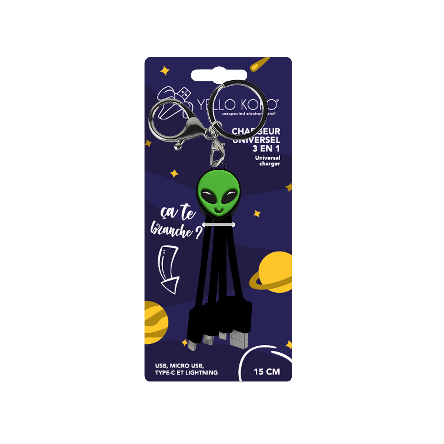 Câble Alien universel 15cm