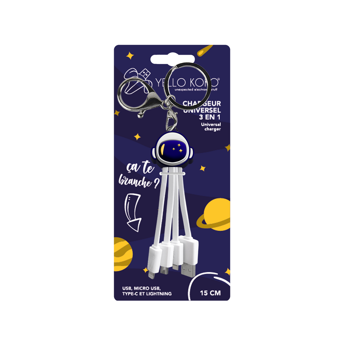 Câble Astronaute universel 15cm