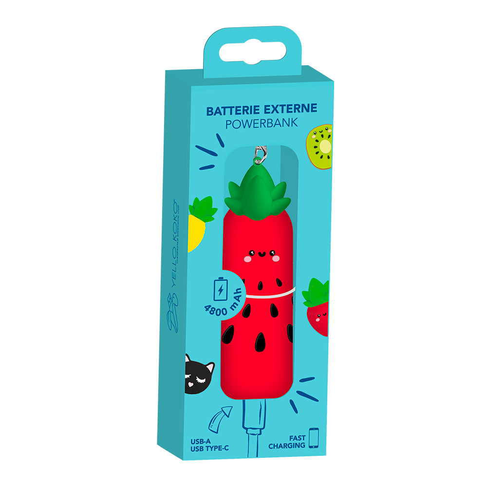 Batterie Externe Fraise 4800mHa