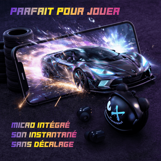 Moody Geek - Ecouteurs sans - fil - Yello Koko