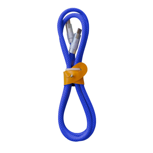 Cable USB-C renforcé BIGGY Bleu