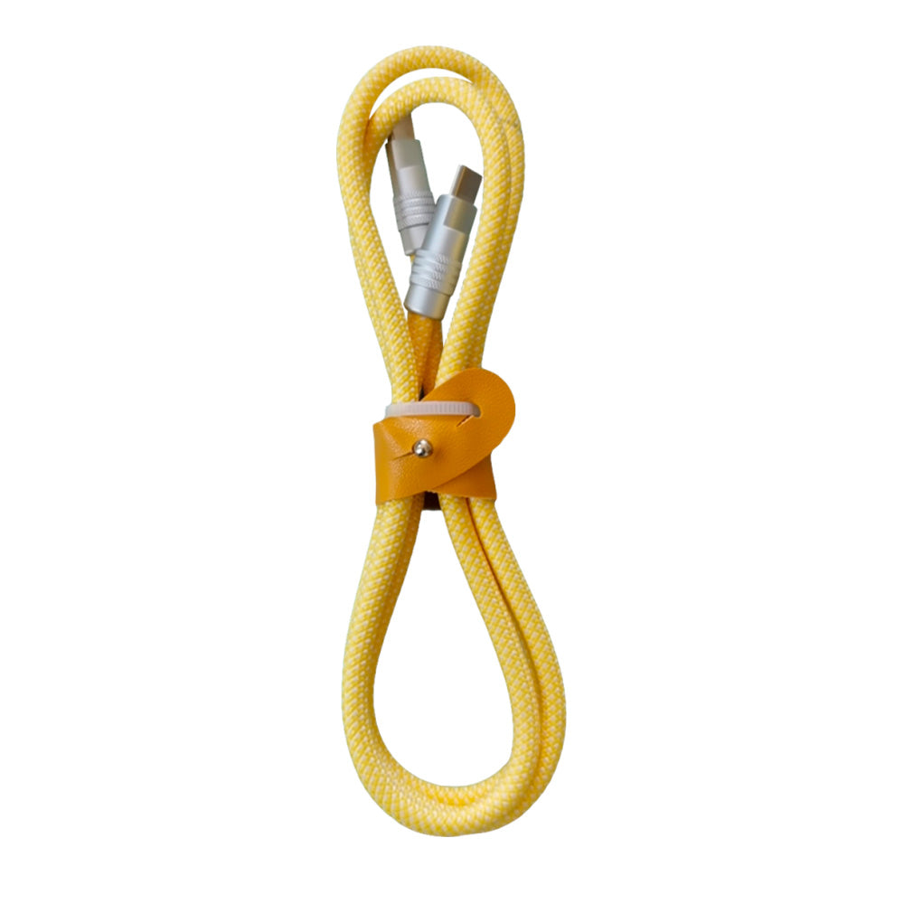 Cable USB-C renforcé BIGGY Jaune