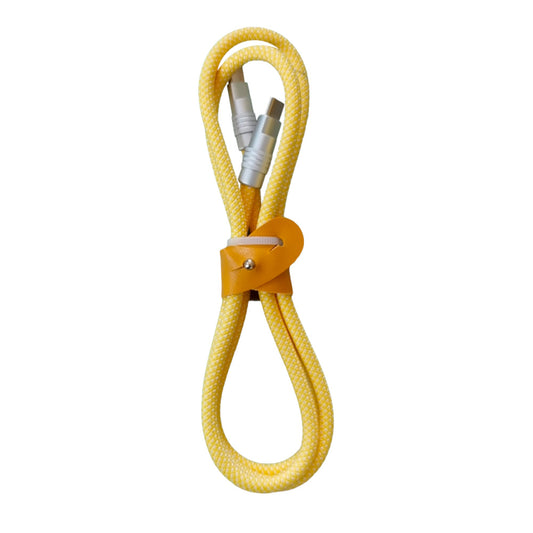 Cable USB-C renforcé BIGGY Jaune