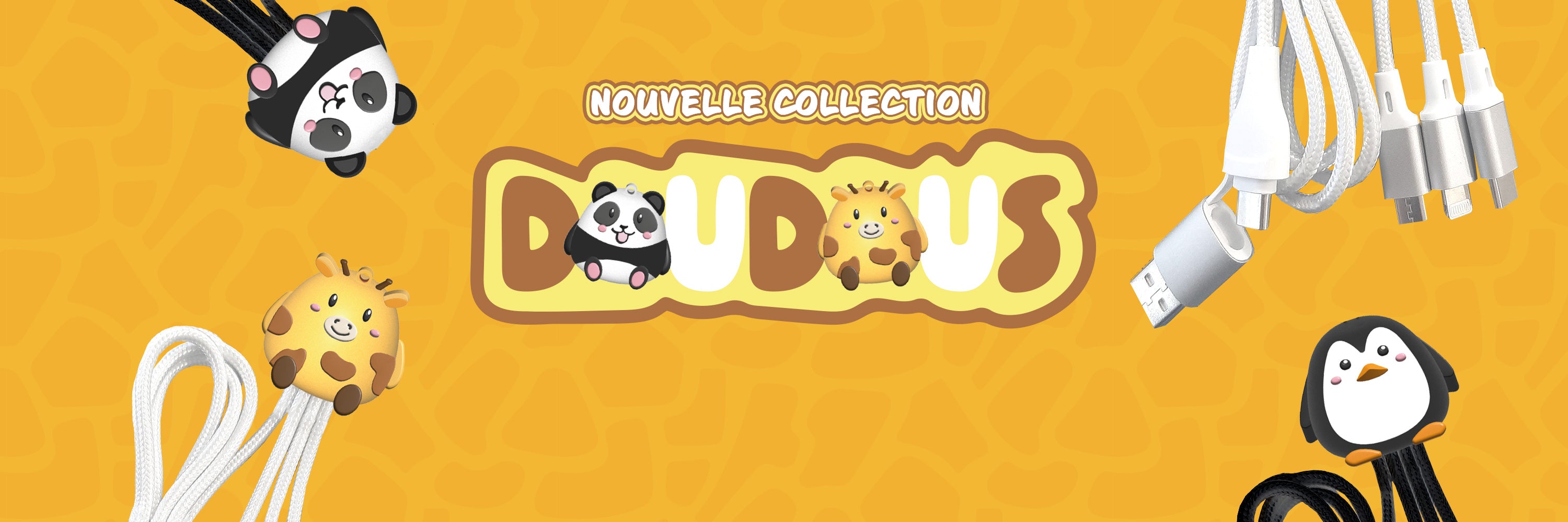 Câbles universel animaux - Yello Koko