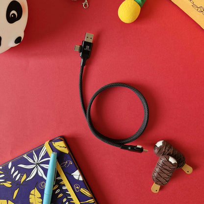 Cable Magnétique Anti-nœuds Noir - Yello Koko