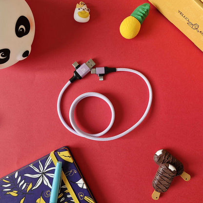 Cable Magnétique Anti-nœuds Rose - Yello Koko