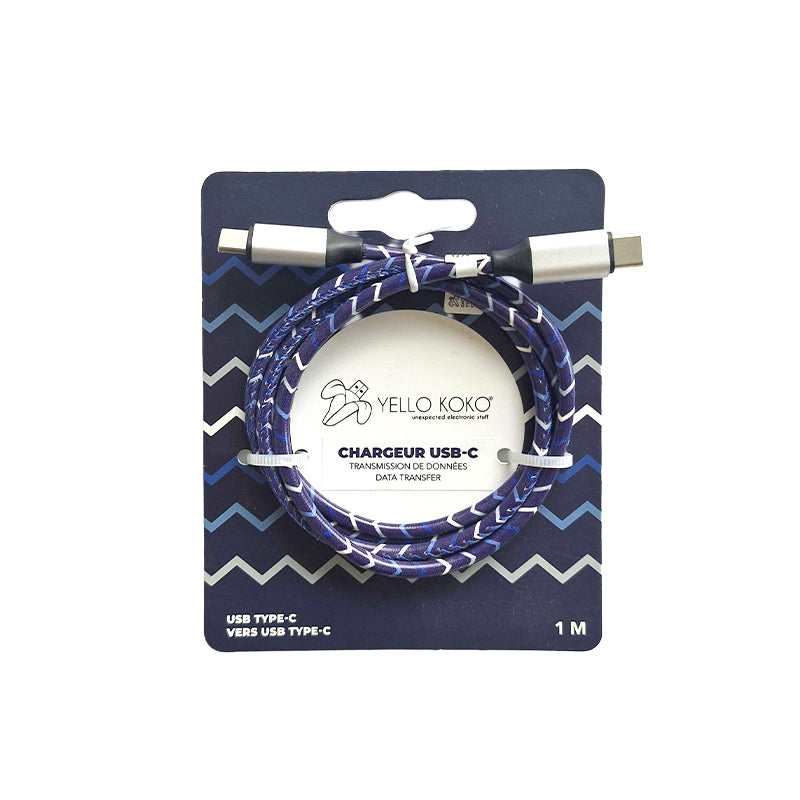 Câble USB-C Zig 1m – Charge & Data