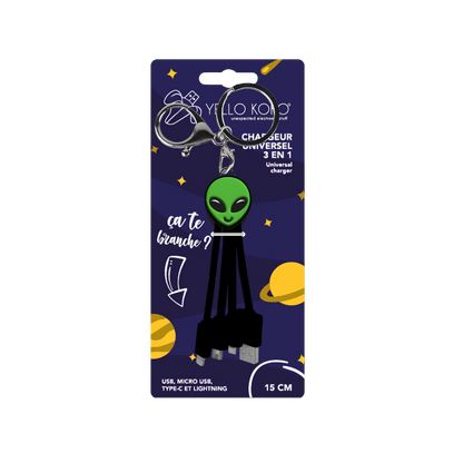 Câble Alien universel 15cm - Yello Koko