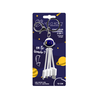 Câble Astronaute universel 15cm - Yello Koko
