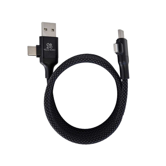 Cable Magnétique Anti-nœuds Noir - Yello Koko