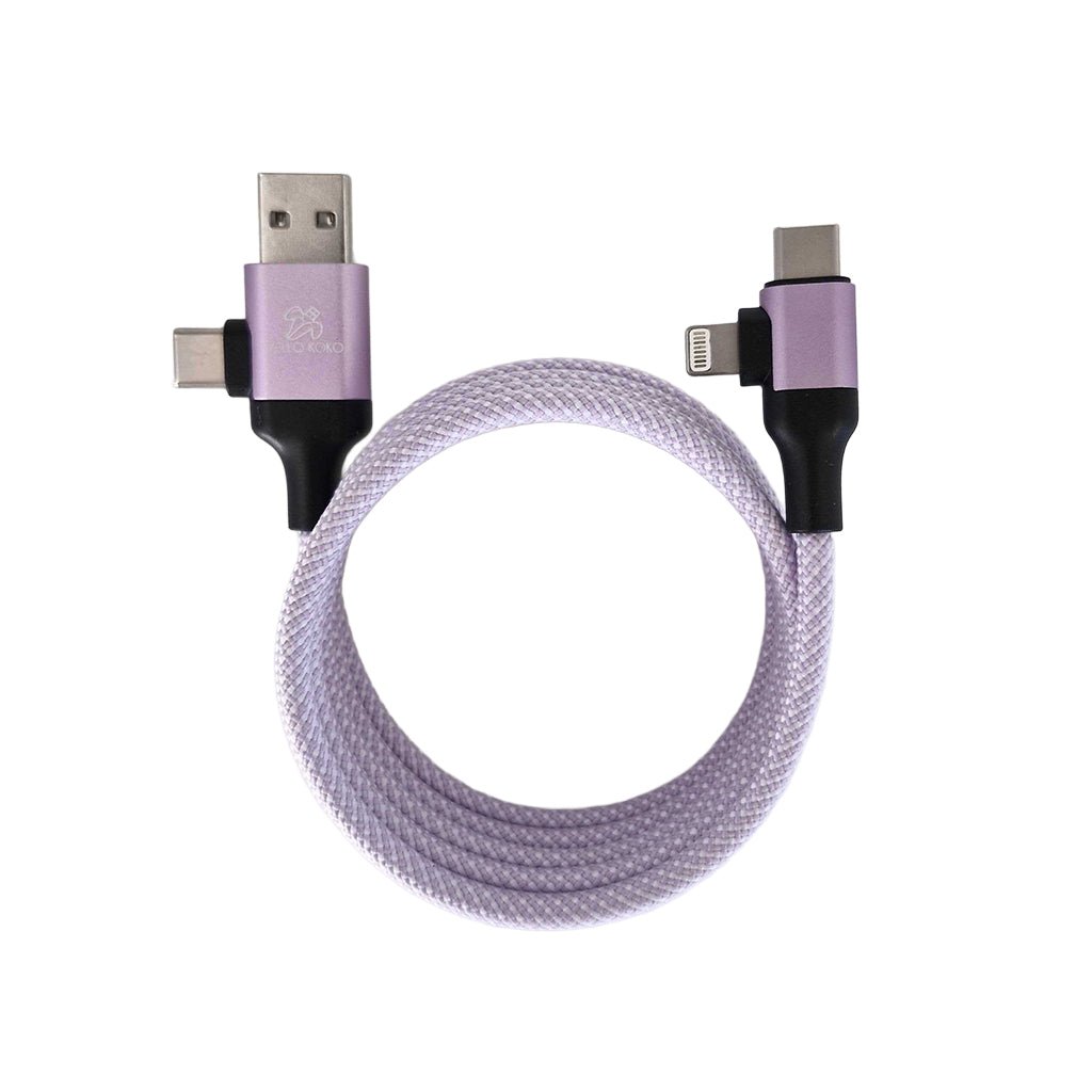 Cable Magnétique Anti-nœuds Rose - Yello Koko