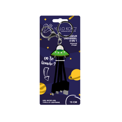 Câble OVNI universel 15cm - Yello Koko