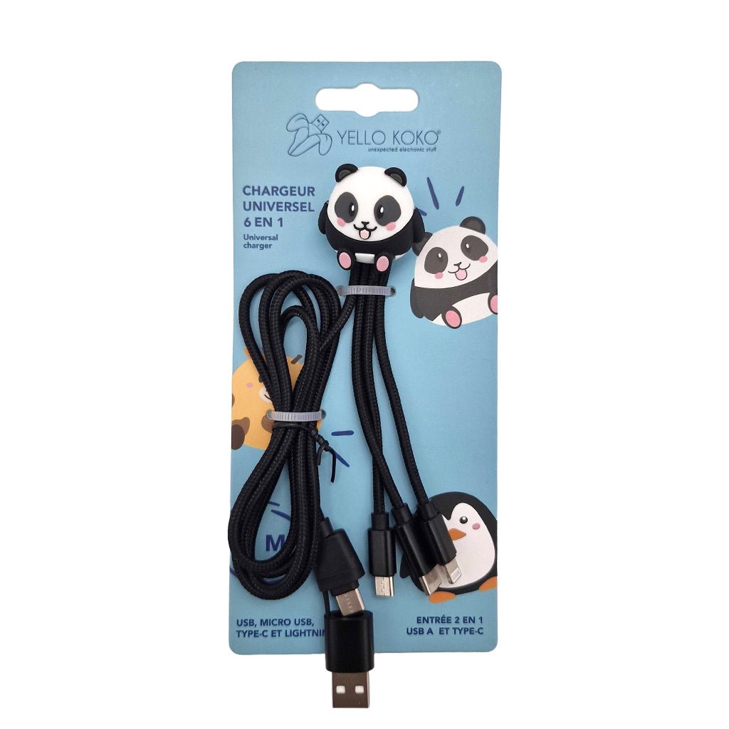 Câble Panda 5 en 1 XXL (1M) - Yello Koko