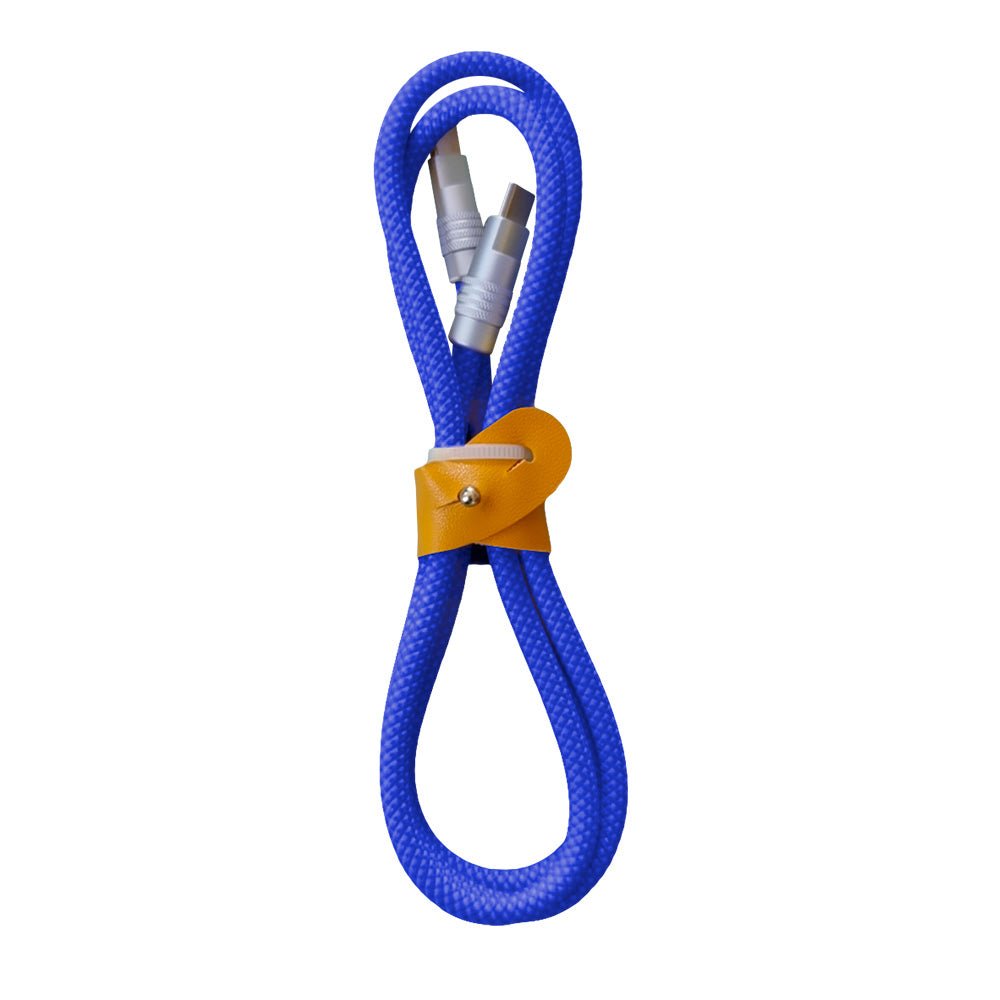 Cable USB - C renforcé BIGGY Bleu - Yello Koko