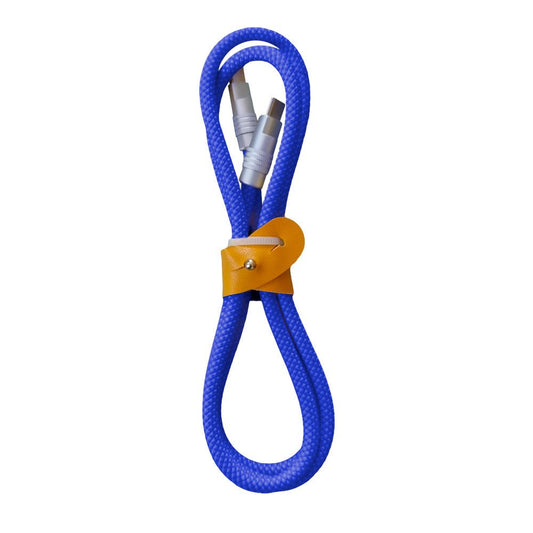 Cable USB - C renforcé BIGGY Bleu - Yello Koko