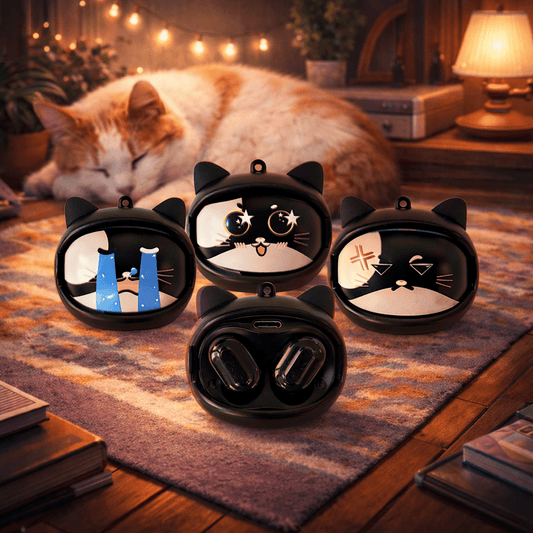 Moody Cat - Ecouteurs sans - fil - Yello Koko