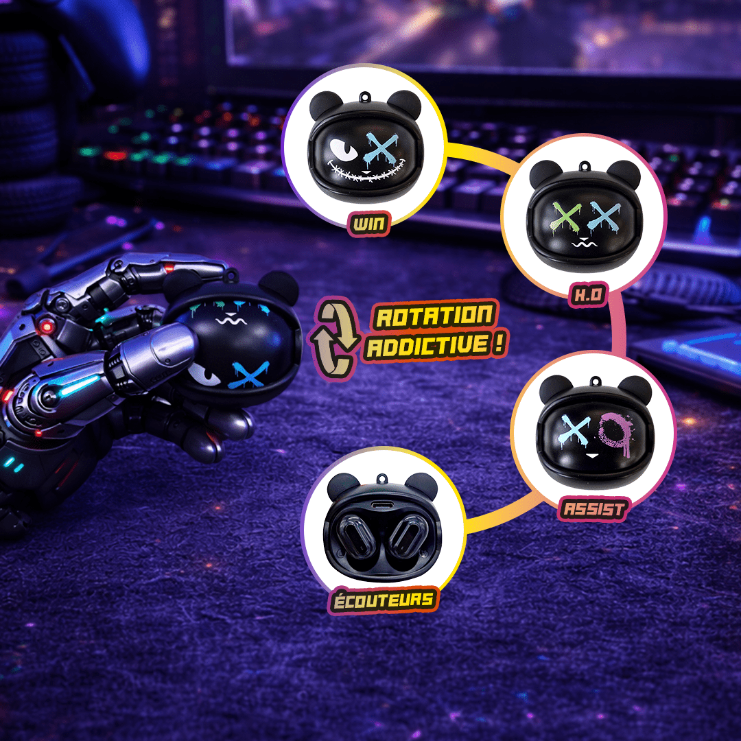 Moody Geek - Ecouteurs sans - fil - Yello Koko